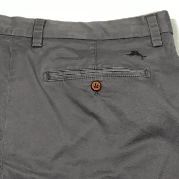 Tommy Bahama Cotton Chino Shorts - Stone Gray - 42 - MSRP $98 - Picture 8 of 8